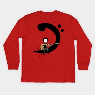 Electric bass guitar Kids Long Sleeve T-Shirt